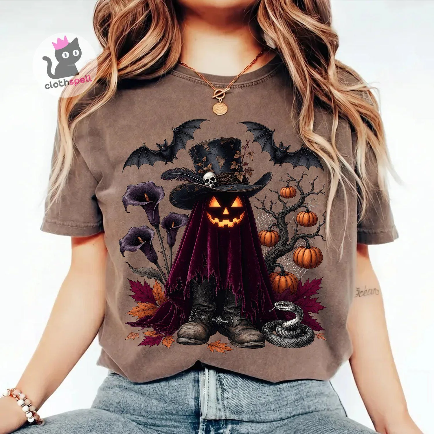 Halloween Pumpkin Ghost Png - listing photo 4